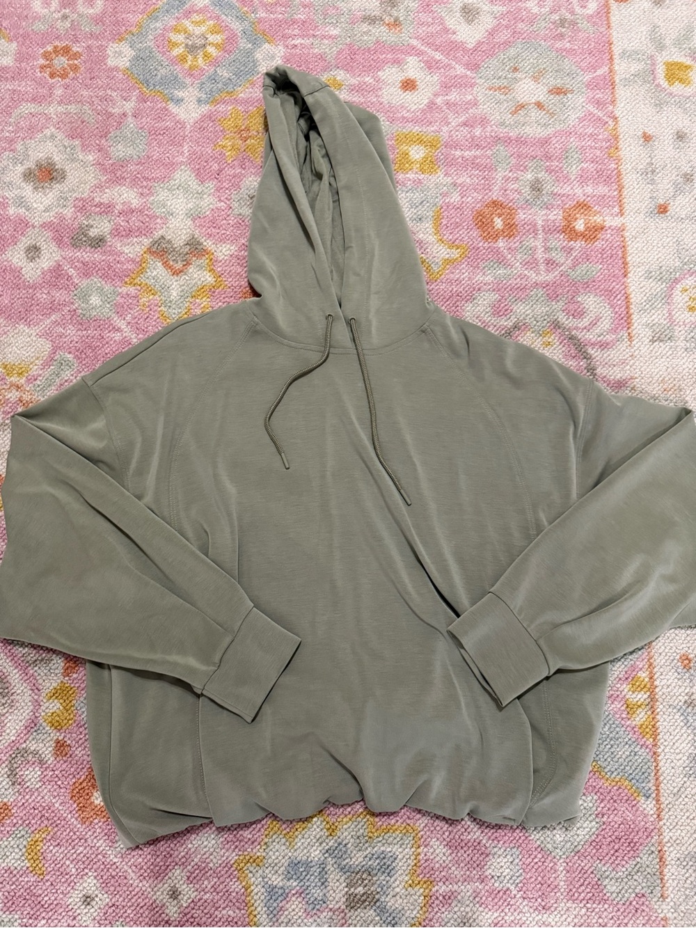 Athleta Seasoft Bubble Hem Hoodie
